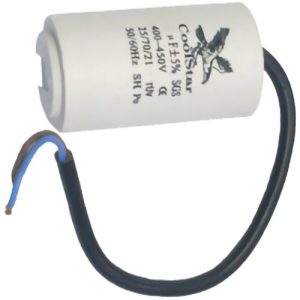 10µF Motor Capacitor With Wire