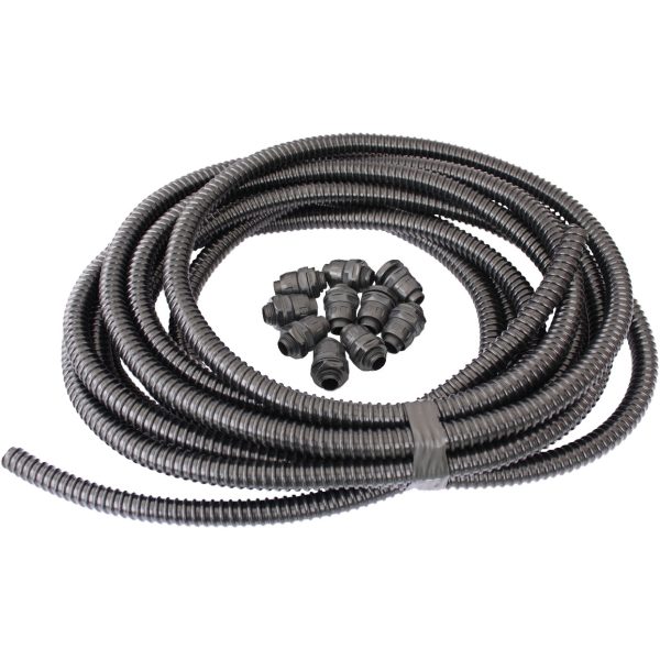 FCP20K/PP - 10M Flexible Conduit 20mm Kit Spiral + 10 Glands