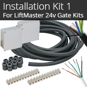 Liftmaster Installation Kit 1 - For 24v LiftMaster Gate Kits