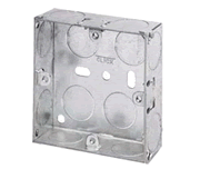 MB125 - Metal Socket Box 25mm Single