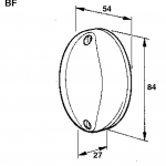 Nice BF Photocells Dimensions