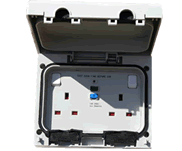 WRCDSSK2IP66 - Twin Outdoor RCD Socket