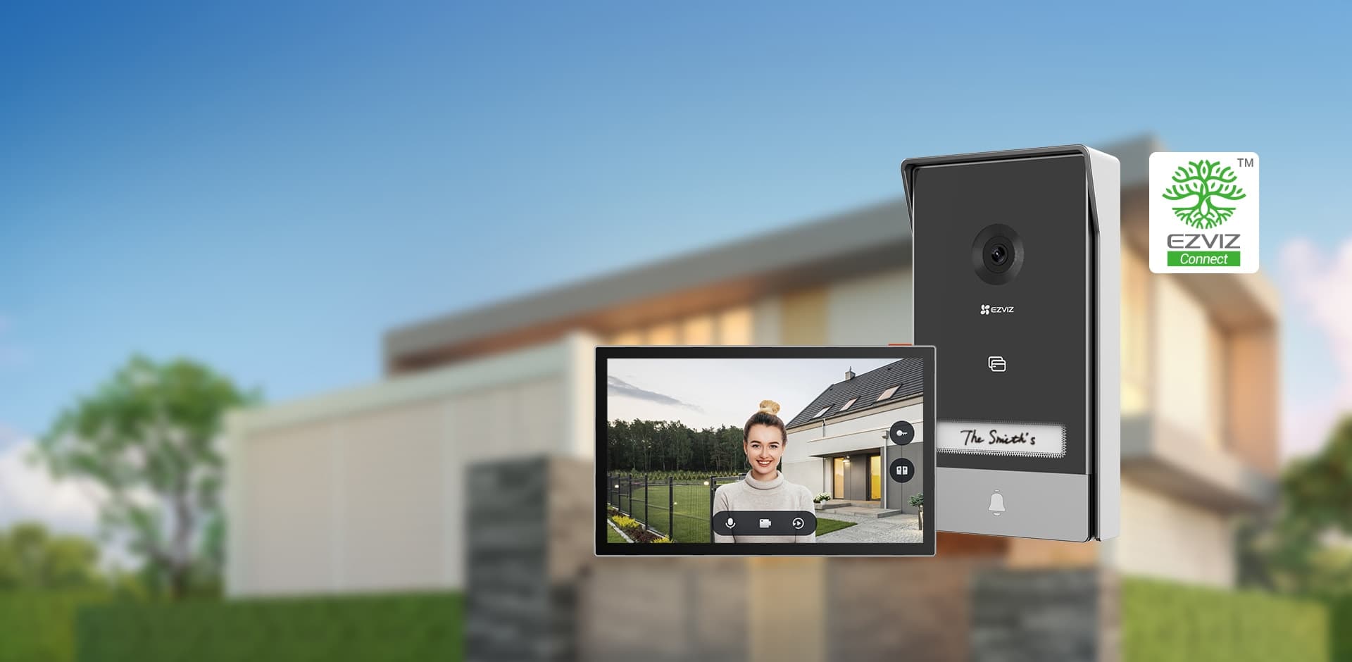 EZVIZ HP7 2K* Smart Home Video Doorphone, Outdoor station,Display