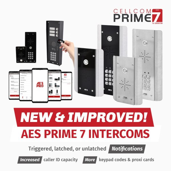 New & improved! AES Cellcom Prime 7 intercoms