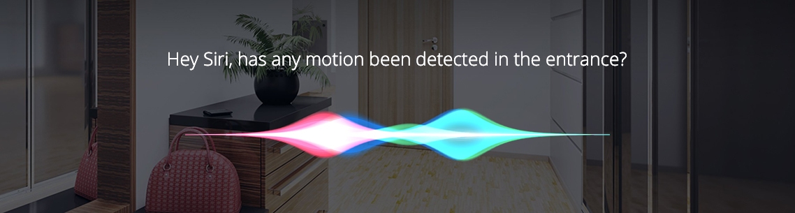 Hey, Siri, had any motion been detected in the entrance?