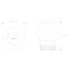 Fibaro Heat Controller Dimensions