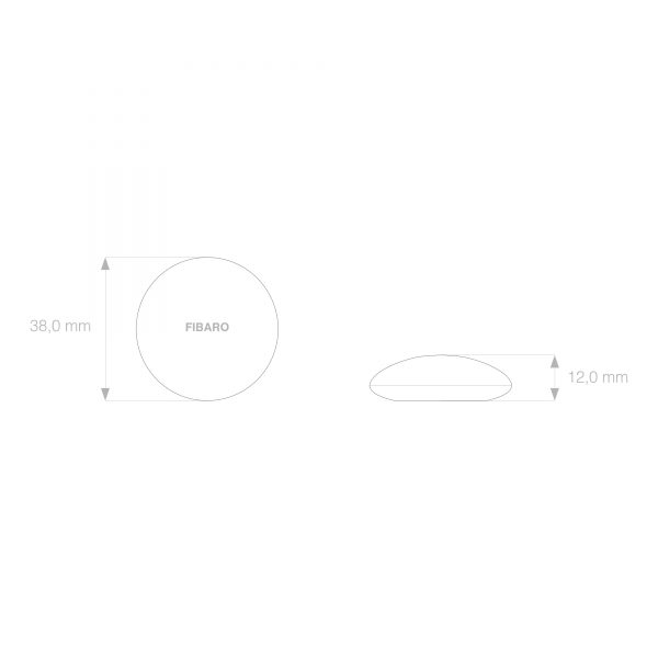 Fibaro Temperature Sensor Dimensions