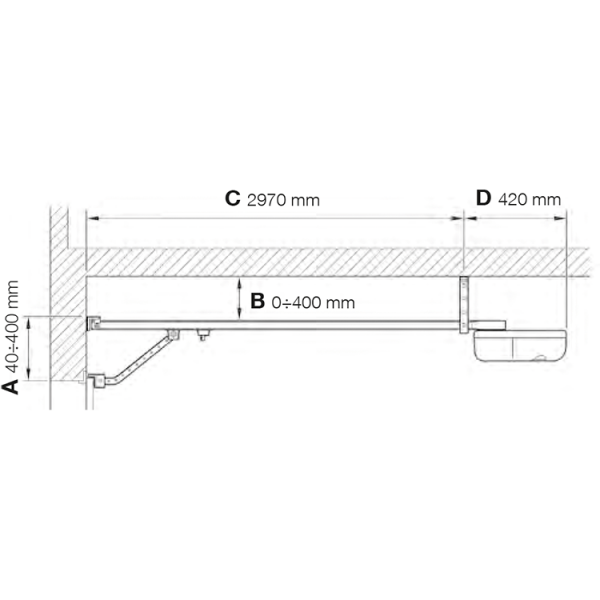 NiceHome AVIO Dimensions Diagram