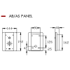 AES AB/AS Panel Dimensions