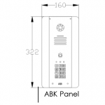 AES DECT 705-HF-ABK Intercom Dimensions