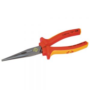 C.K VDE Straight Snipe Nose Plier (200mm)