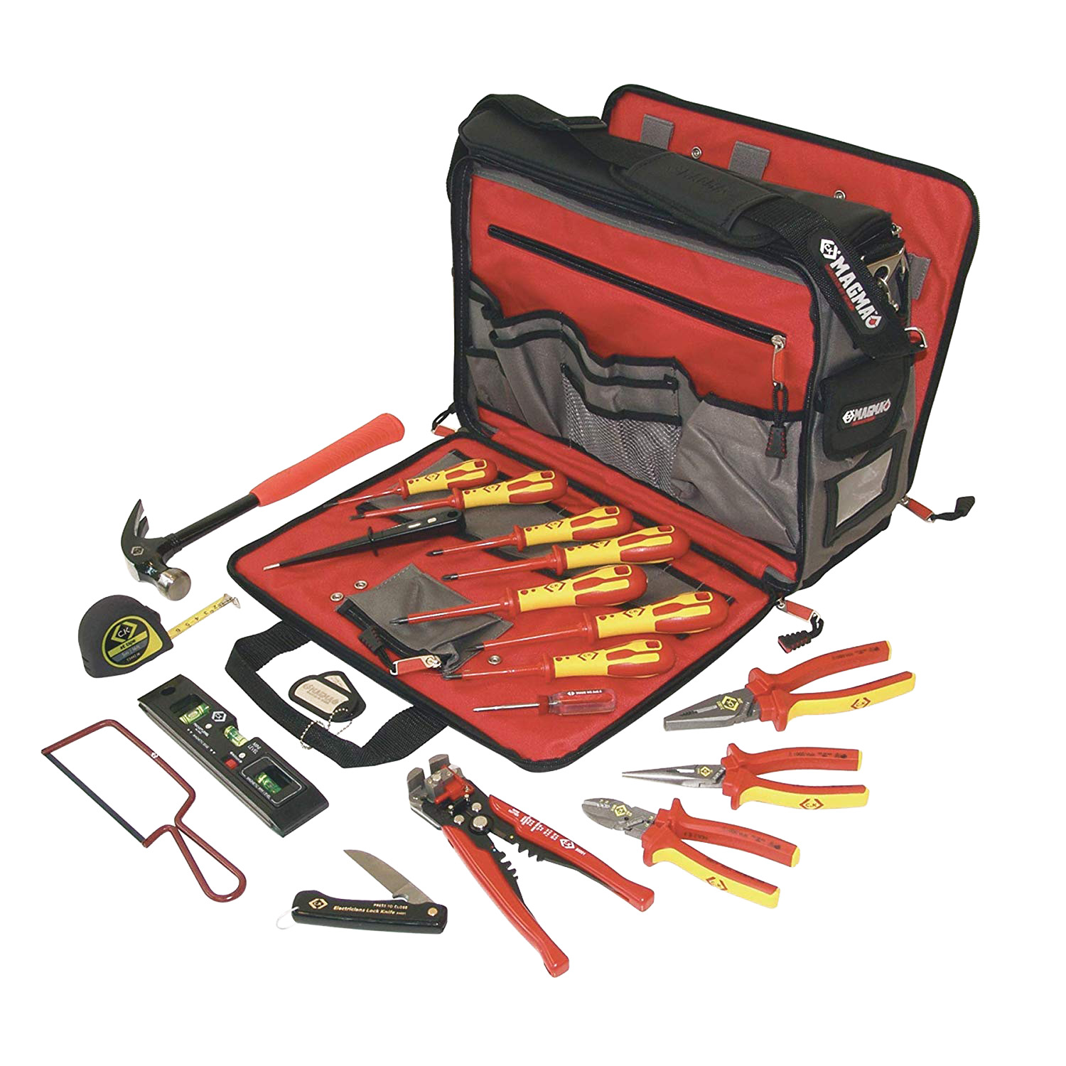 C.K Electrician's Premium 19 Piece Tool Kit with Tool Case 