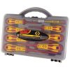 VDE Screwdriver Set - 8 Piece Slotted Boxed