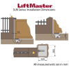 LiftMaster SUB Series Installation Dimensions