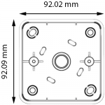 DRB-IR-1224S Infrared IR Push Button Dimensions 1