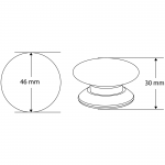 Fibaro The Button Dimensions