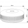 Fibaro Smoke Sensor Dimensions