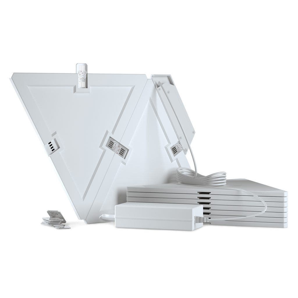 Nanoleaf Light Panels Rhythm Smarter Kit - 15PK - EasyGates.co.uk