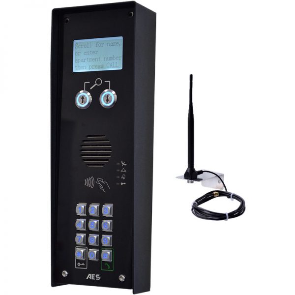 AES MultiCOM Classic 4G MULTI-CLASSIC-IMPK-4GE Imperial Black Intercom Kit