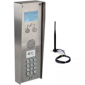 AES MultiCOM Classic 4G MULTI-CLASSIC-SSK-4GE Stainless Steel Intercom Kit