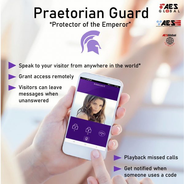 AES Praetorian Guard Intercom App In Use