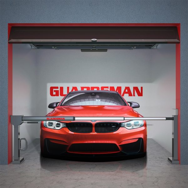 Guardsman Garage Barrier with car in garage