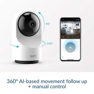 360º AI based movement follow up + manual control
