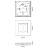 Retrotouch Friends Of Hue Switch Dimensions