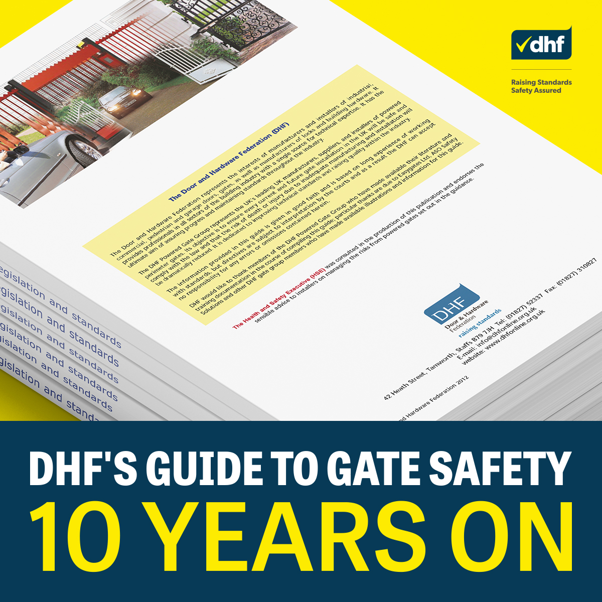 DHF's Guide to Gate Safety - 10 Years On