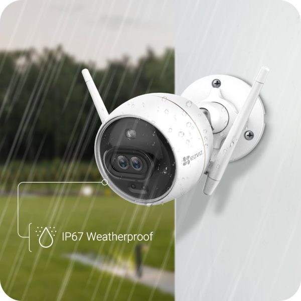 EZVIZ Full HD True Colour Night Vision Outdoor Smart Security Cam, With Siren & Strobe Light