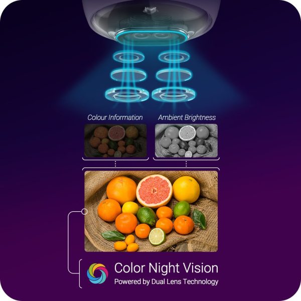 EZVIZ Full HD True Colour Night Vision Outdoor Smart Security Cam, With Siren & Strobe Light