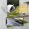 EZVIZ Full HD True Colour Night Vision Outdoor Smart Security Cam, With Siren & Strobe Light