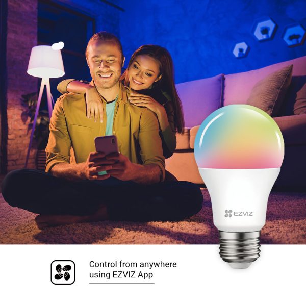 EZVIZ LB1 Colour E27 Dimmable Wi-Fi LED Smart Bulb