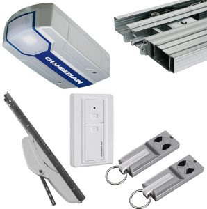Chamberlain ML1000EV Premium Garage Door Opener Kit + Canopy Door Adaptor - myQ Compatible