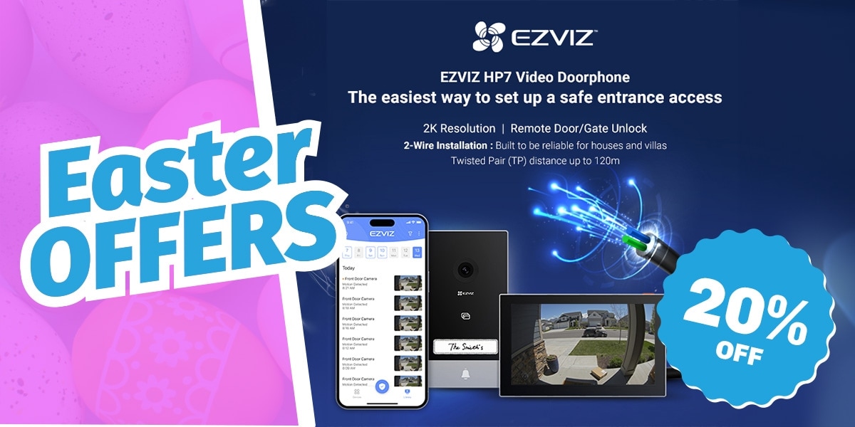 EZVIZ HP7 Easter Offer! 20% Off!