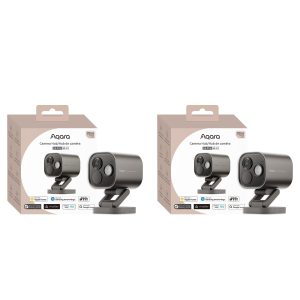 Aqara Camera Hub G5 Pro Duo Bundle (PoE / Wi-Fi) - Wi-Fi, Grey