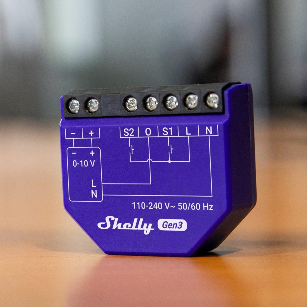 Shelly Dimmer 0-10V PM Gen3 - EasyGates.co.uk