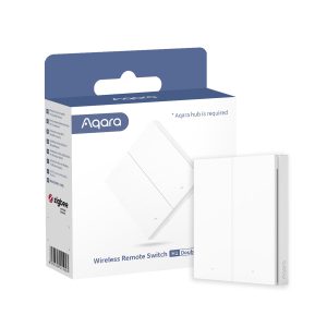 Aqara Wireless Remote Switch H1 (Double Rocker) - White