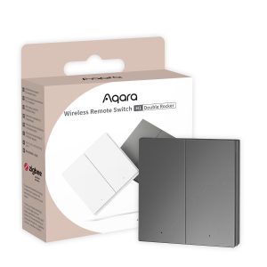 Aqara Wireless Remote Switch H1 (Double Rocker) - Grey